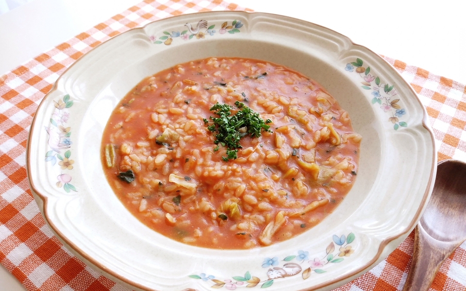 初心者でも簡単 残りご飯で作るトマトリゾットのレシピ産直プライムブログJA連携！産地直送通販なら産直プライム