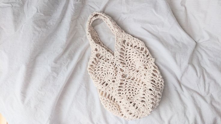 パイナップル編みのバックの手作りレシピ・無料型紙手芸用品のパンドラハウス