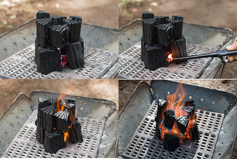 火起こし不要！たった5秒でキャンプ飯スタート！火加減調節可能な手の平サイズの五徳 – Makuake STORE