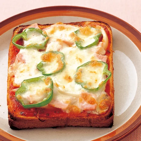 サラミのピザトースト