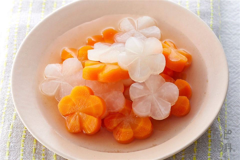 大根とにんじんのそぼろ煮