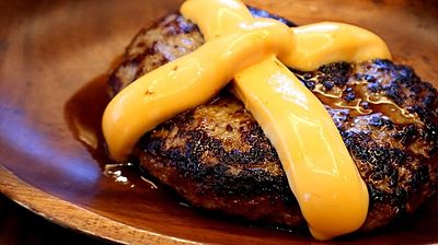 ★びっくりのハンバーグ★