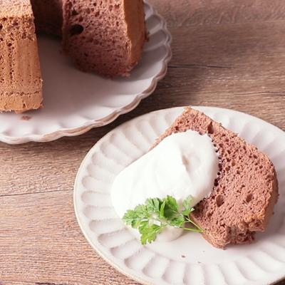 米粉チョコシフォン