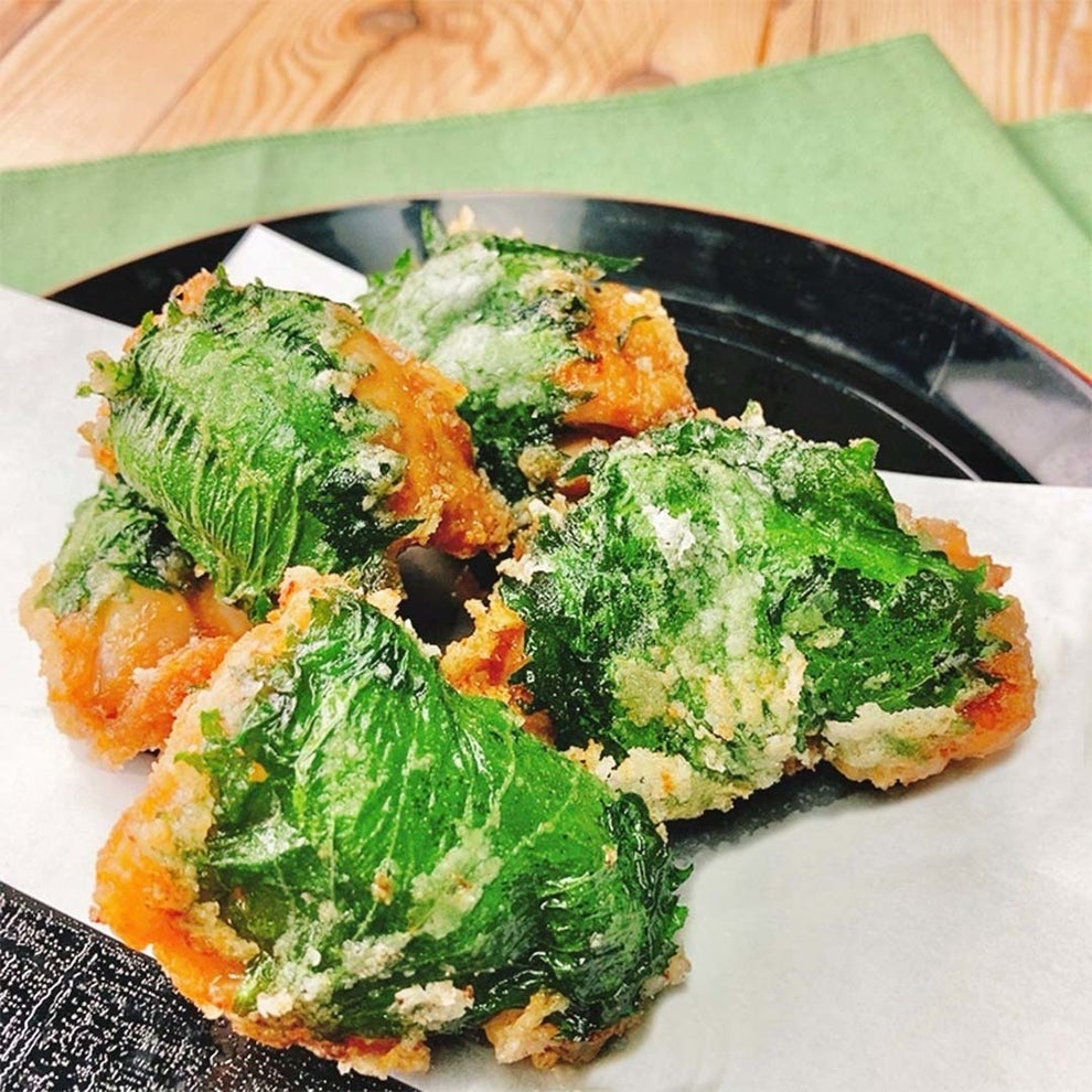 鶏むね肉と大葉の塩からあげ