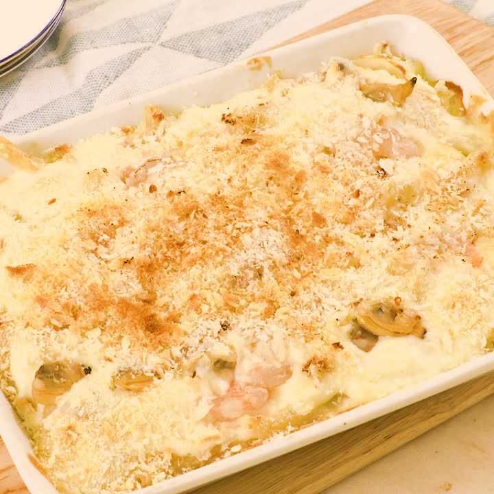 シーフードグラタン