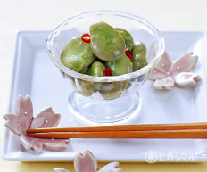 そら豆のしょうゆ煮