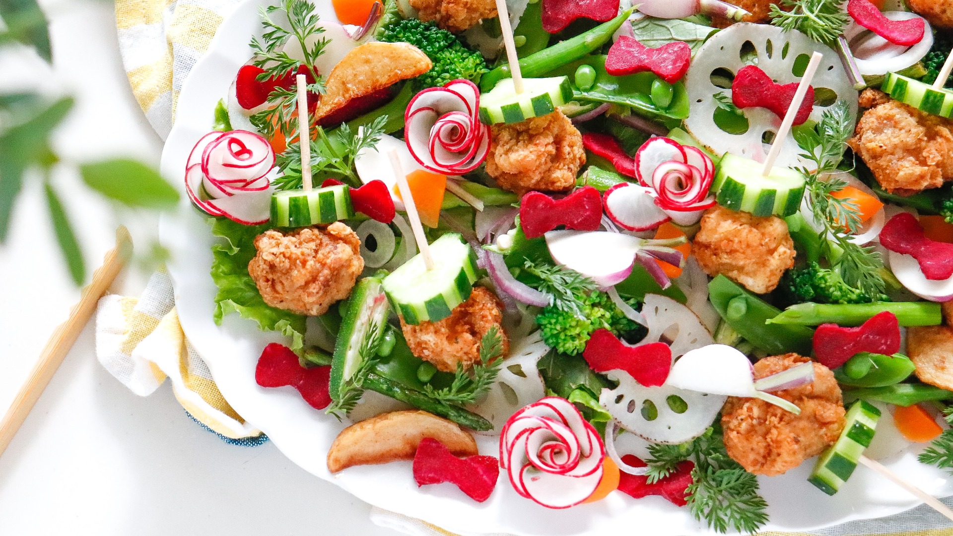 大根とラディッシュのサラダ