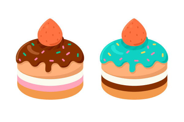 ホールケーキ チョコ 英語イラスト - No: 2201176無料イラスト・フリー素材なら「イラストAC」