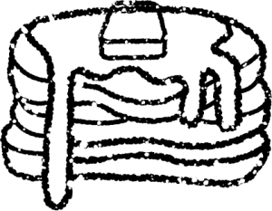 かわいいパンケーキの描き方