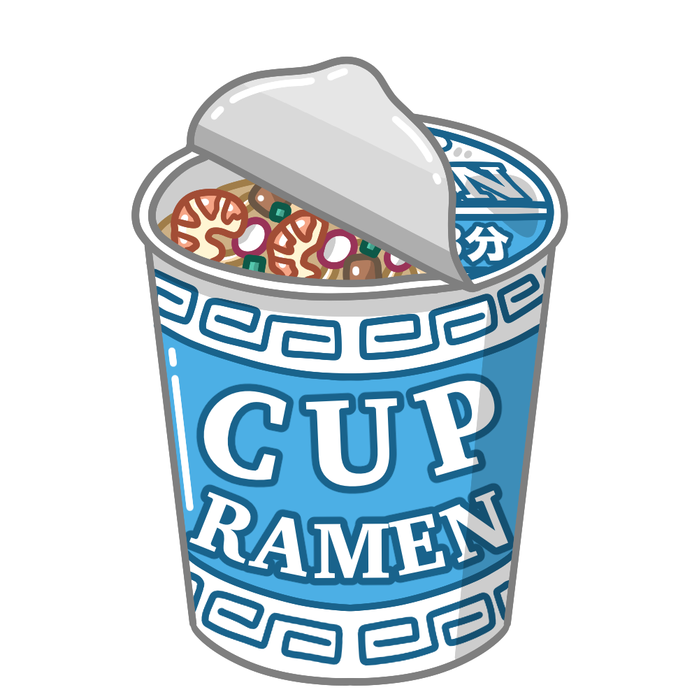 鍋から直接ラーメンを食べる人のイラストかわいいフリー素材集 いらすとや