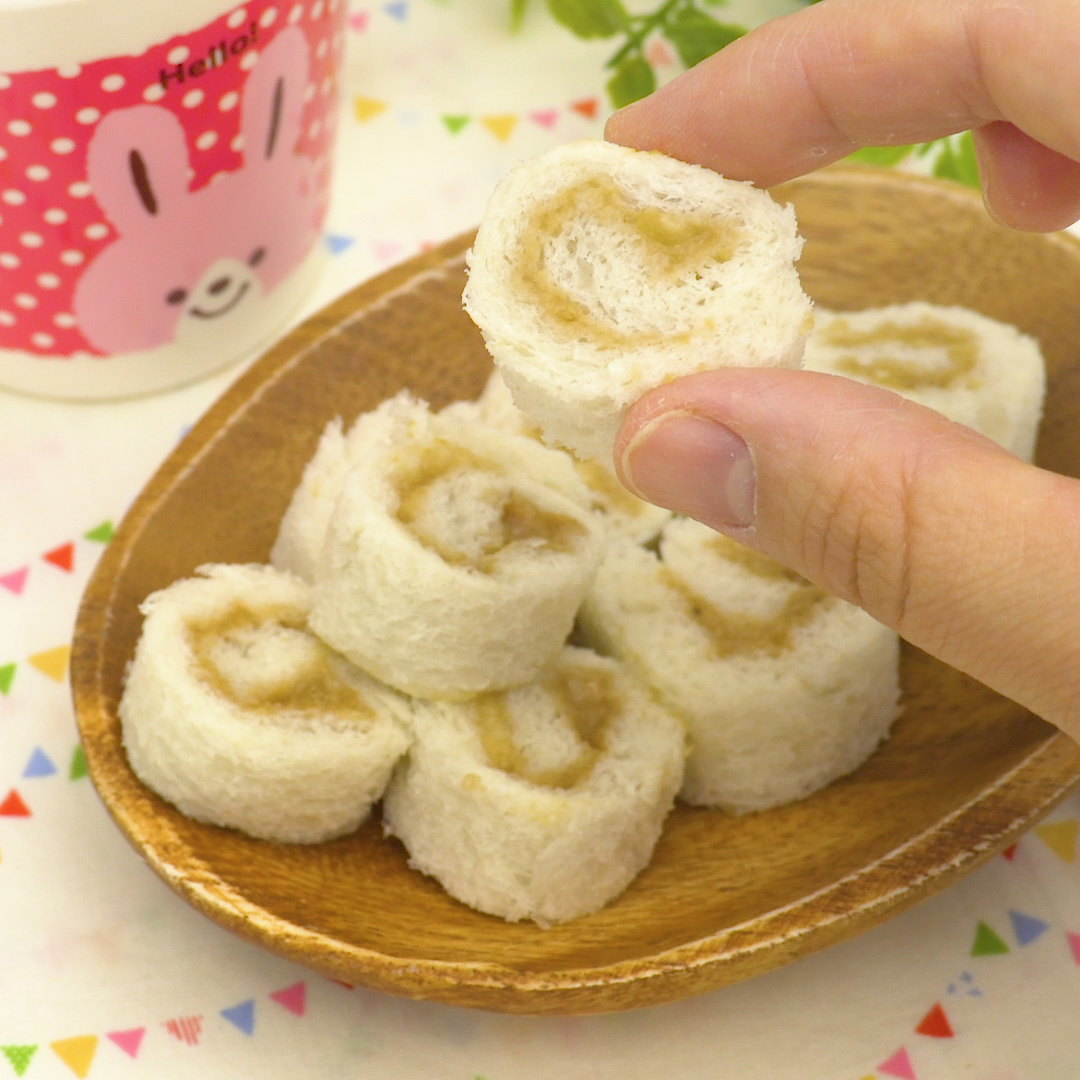 手づかみ 簡単☆離乳食レシピ １分でできる！きな粉パン - ちょこママの身の丈にあった暮らし