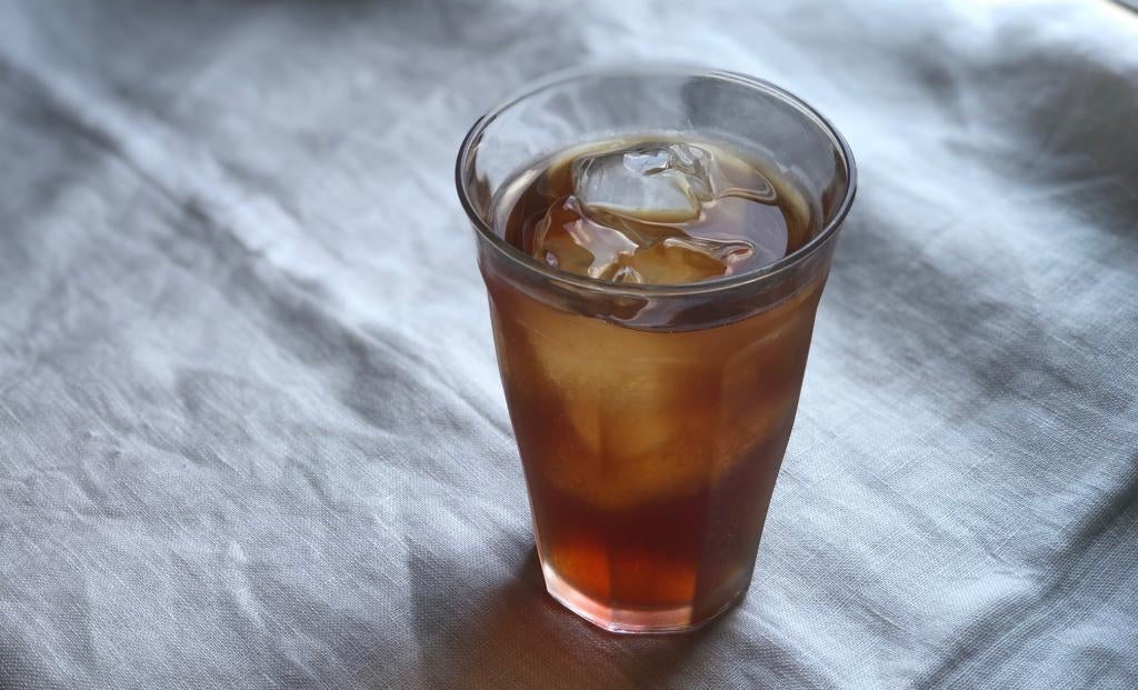 黒糖のアイスクリーム