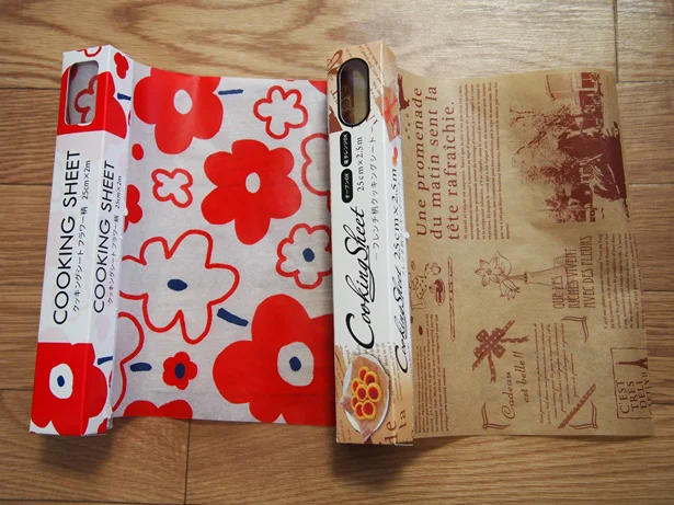 セリア 可愛いクッキングシートいろいろ！北欧風フラワー柄・シックなフレンチ柄などえんウチ