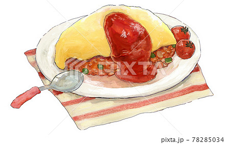 オムライス:419点を超えるロイヤリティフリーでライセンス可能なイラスト素材とスケッチShutterstock