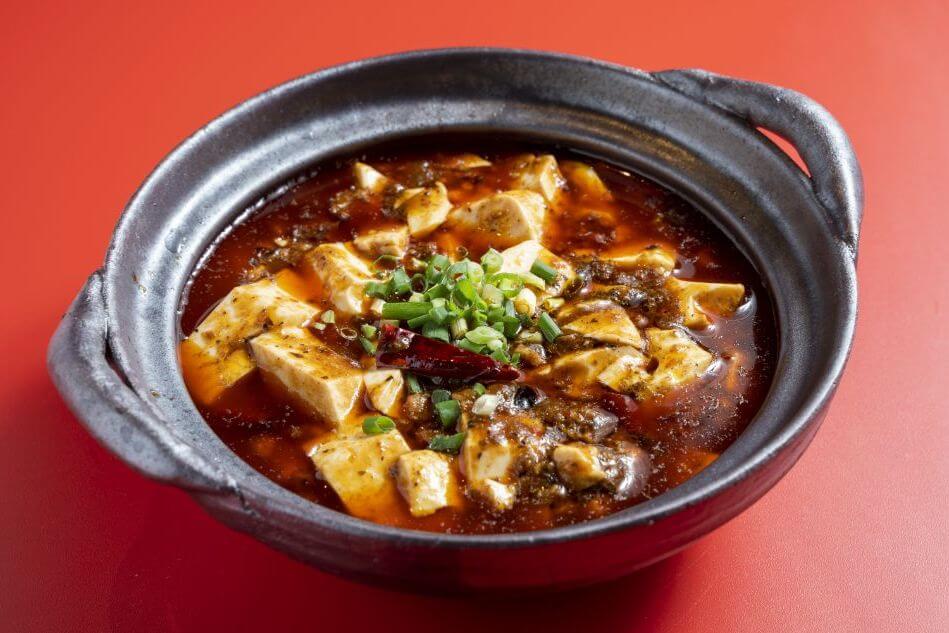 夜食にあっさり塩マーボー豆腐