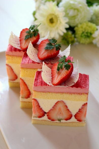 自家製フロマージュブランでミルキー！フレジエみたいな 苺の純白レアチーズケーキ レシピ作り方