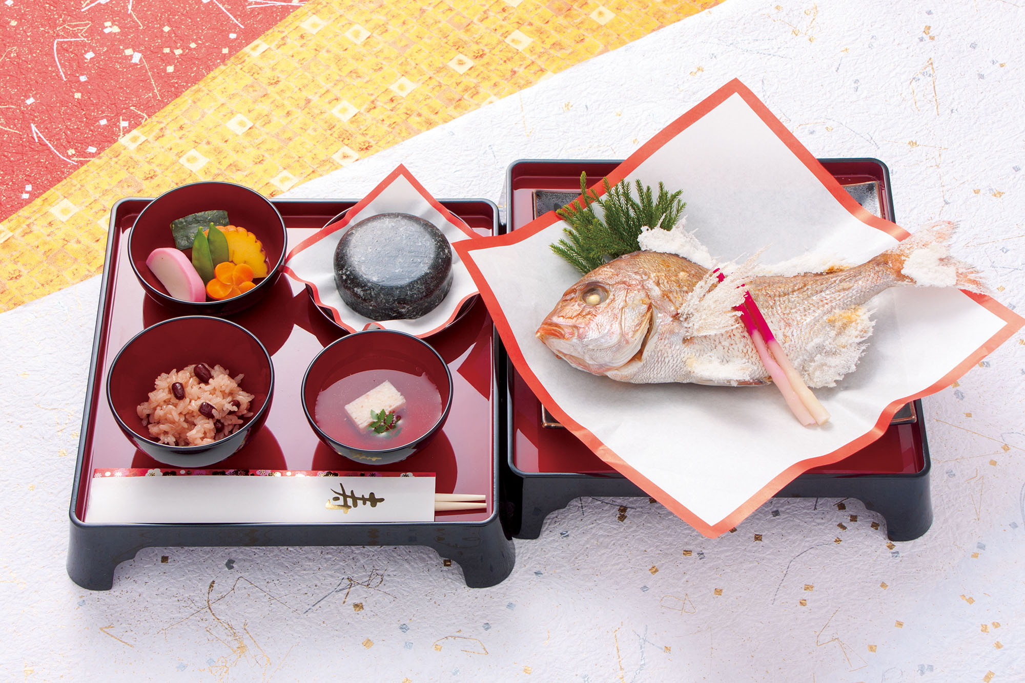 通信販売,お食い初めメニュー通信販売 お食い初め料理セット 初膳 ういぜん ☆北海道・沖縄を除く送料無料☆女の子イメージ の購入ページお食い初め・高級宅配・仕出し弁当 季膳味和