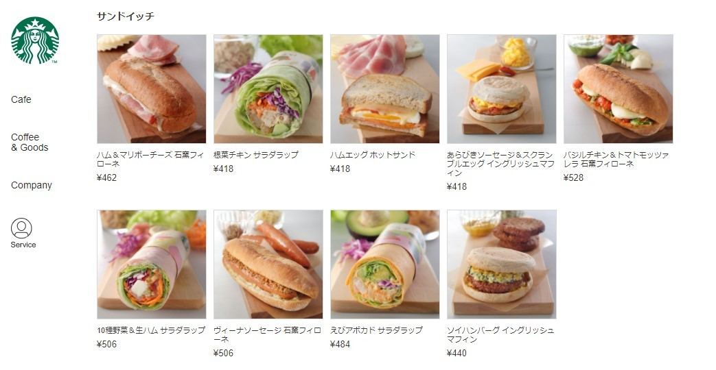 パリのスタバで、日本にない食事メニュー : 会社員の海外１人旅