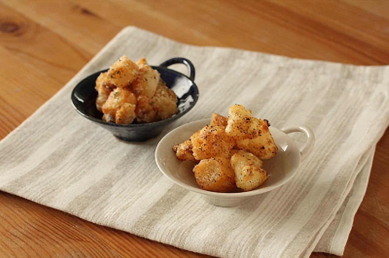 チンして和えるだけ！レンジでチーズおかき餅 - 房総オリーヴ