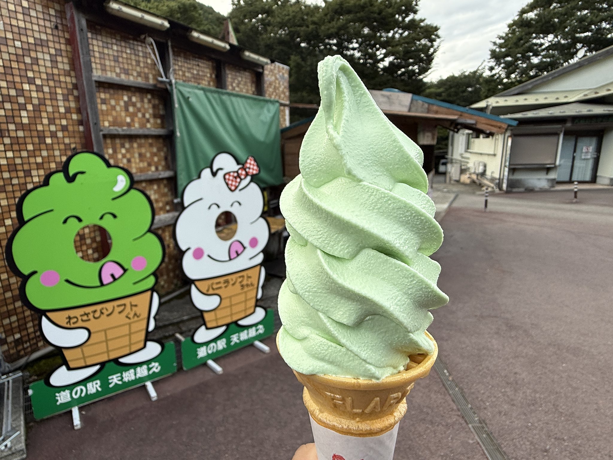 真富士の里＠静岡市平野 本家本元のわさびソフトクリーム : B級グルメ探索日誌 ラーメン☆カレー部