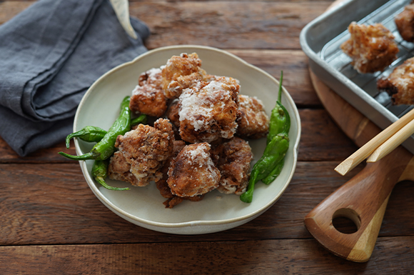 外はザクッと中トロ食感♪「包丁いらずの厚揚げから揚げ」レシピ