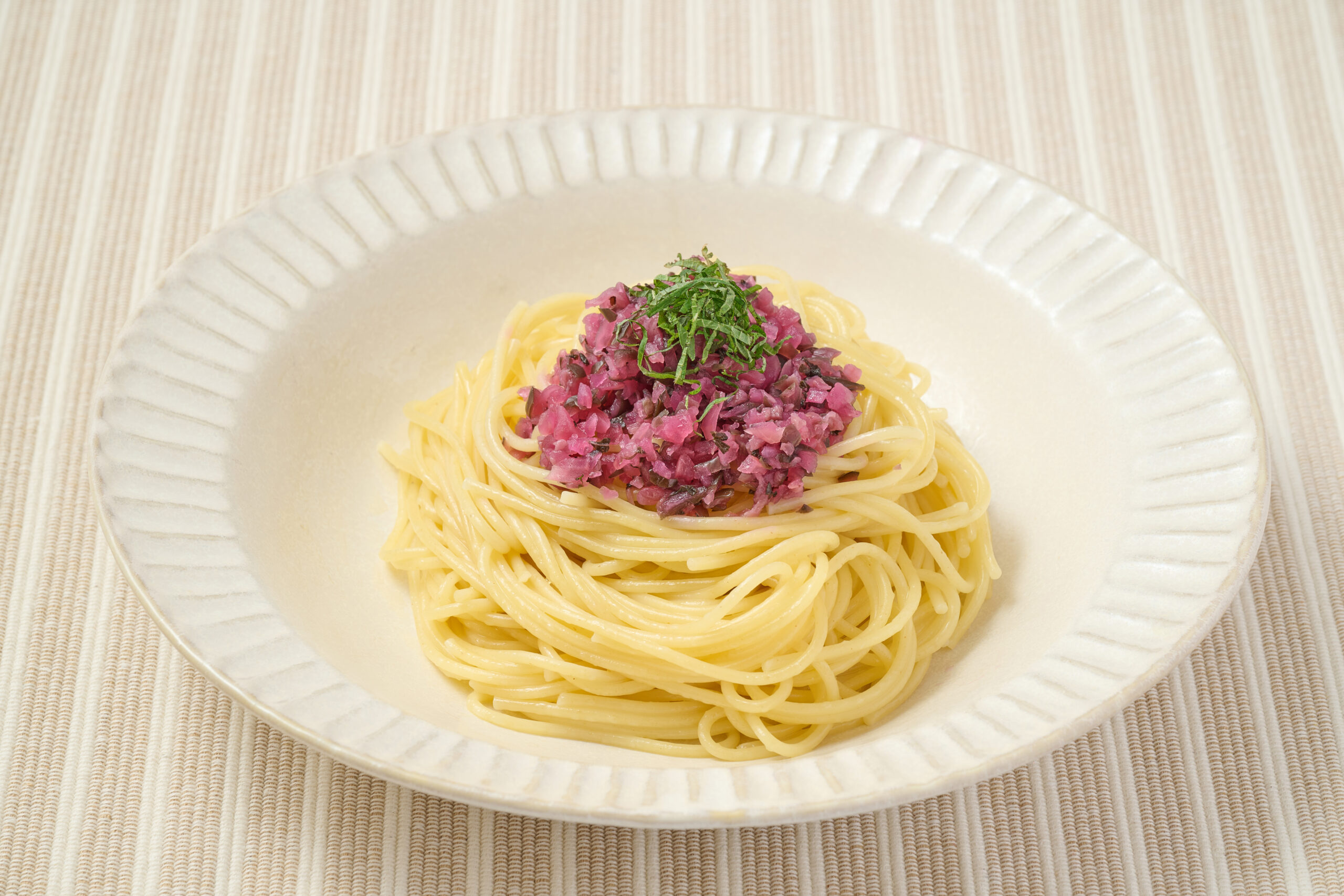 簡単！なんでもok！漬物パスタ