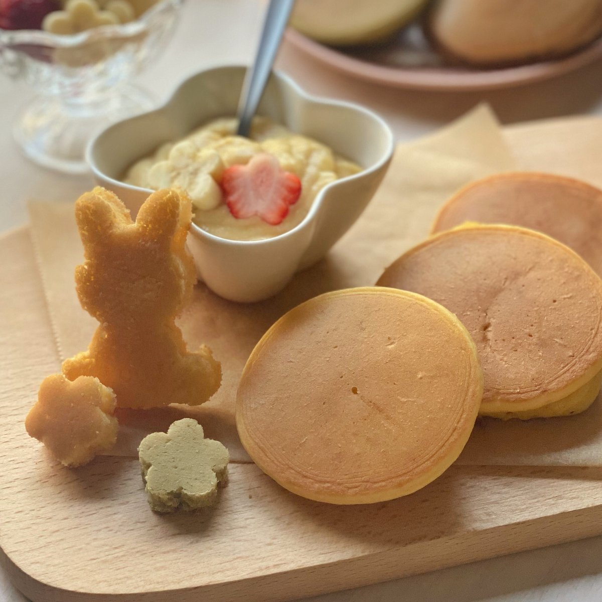 簡単離乳食！バナナプチパンケーキの作り方