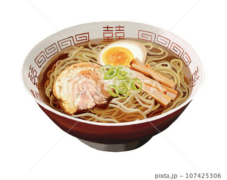 リアルラーメンのイラスト素材17132318- PIXTA