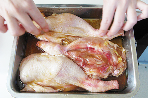 とり肉のグリル焼き