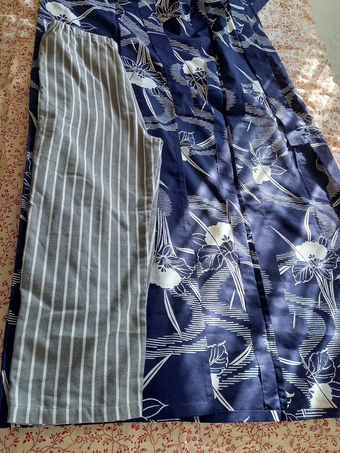 布帛地で簡単手作り！パジャマ 型紙 作り方 70-150