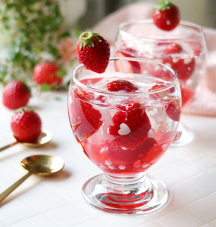 🍓HMでふわふわしっとり♡練乳いちごマフィン♡🍓