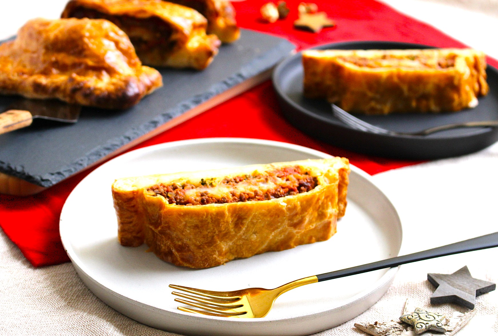 ミートパイ クリーミーボロネーゼ レシピ創味食品