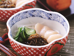 ほたてときゅうりの酢の物