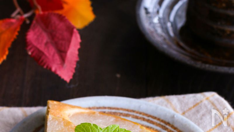 梨1個で2つの食感 ホットケーキミックスで簡単 梨のパウンドケーキの作り方