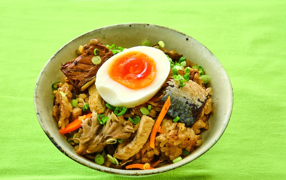 サバ缶味噌煮ときのこで♪炊き込みご飯