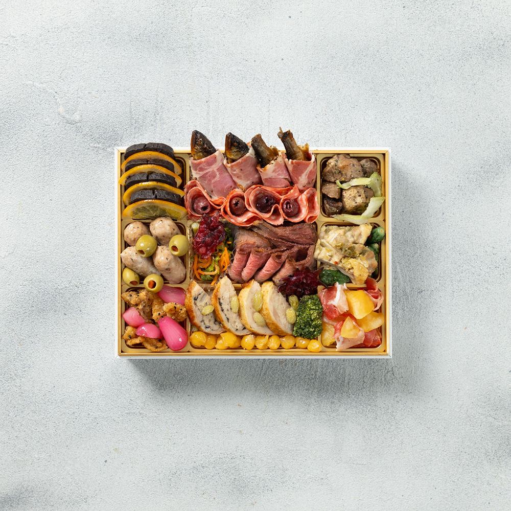 洋風おせち 2026 予約 ビストロ風おせち 特大一段重 38品 3人前 盛り付け済み・冷凍 送料無料