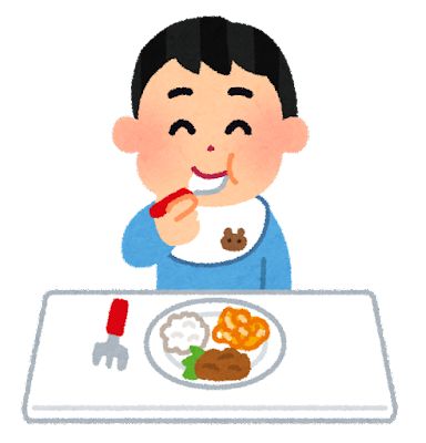 ご飯を食べる子供 イラスト素材4372745- フォトライブラリ