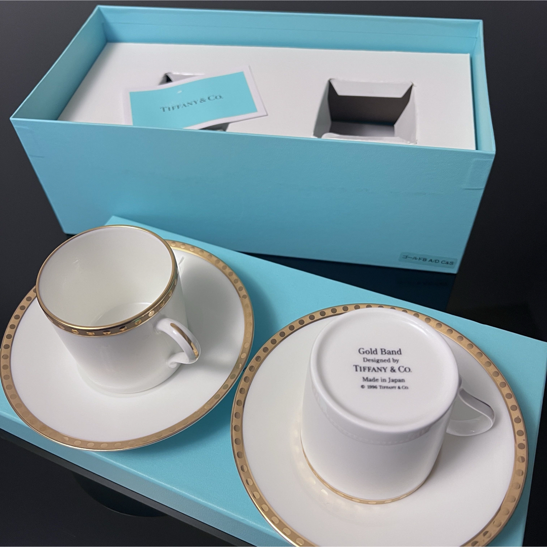 TIFFANY & CO ティファニー ヴィンテージ ティーカップ フラワー 東洋ガラスティーカップセット 5客セット