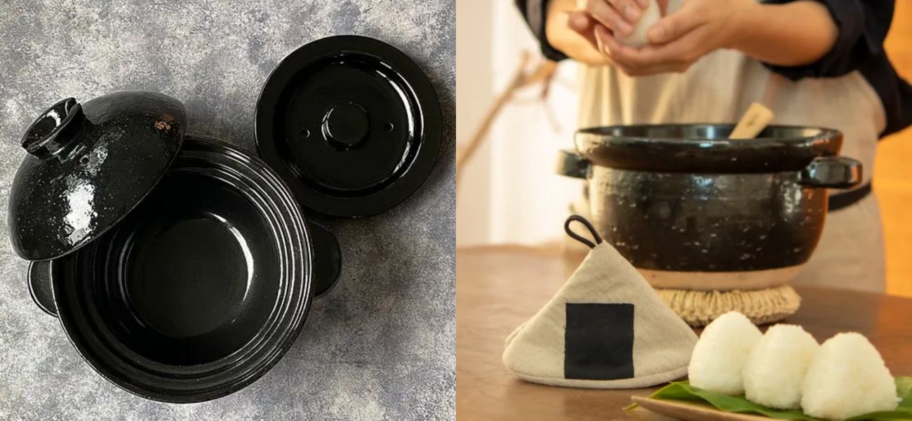 長谷園 かまどさん ３合 『無印良品の土鍋でつくるいろいろごはん』