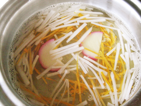 お引き菜の仙台雑煮 焼きハゼ版お味噌汁復活委員会