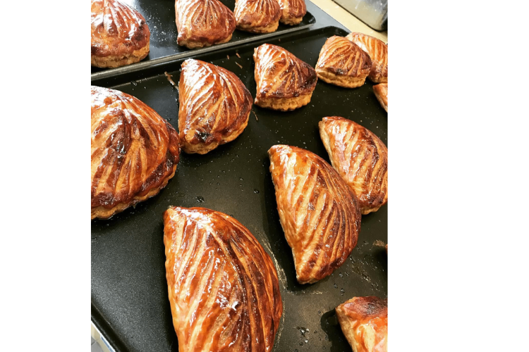 カスタードクリーム入り アップルパイ ちょこSnapdish スナップディッシュID:08jOTa