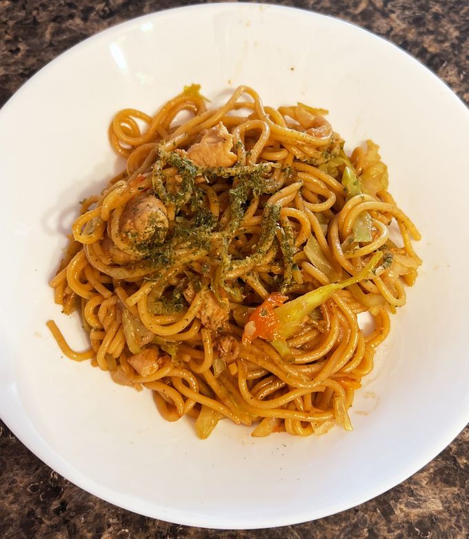 パスタ麺でカリッモチッ◎簡単日田焼きそば by Icco000クックパッド簡単おいしいみんなのレシピが392万品