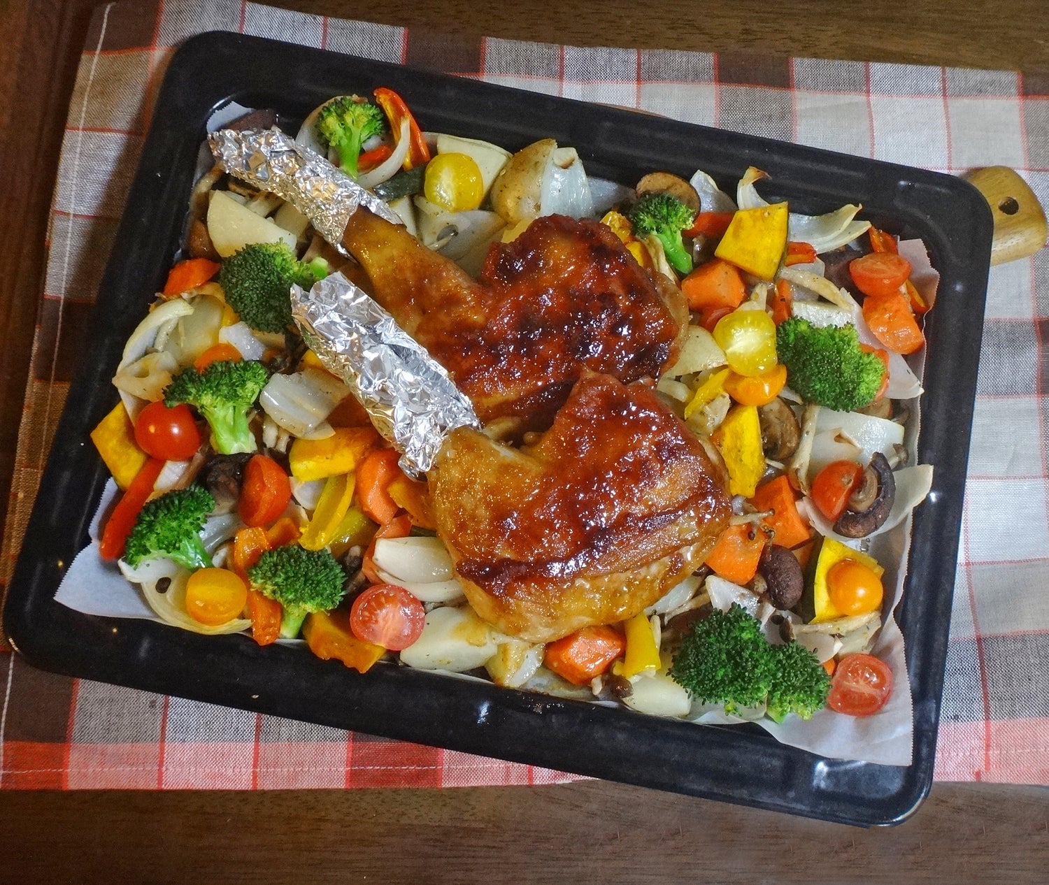 オーブンで焼く 照り焼きチキン