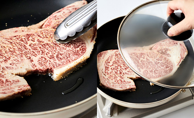 若牛ステーキ肉の解凍方法