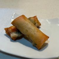 エビとはんぺんのスティック春巻き