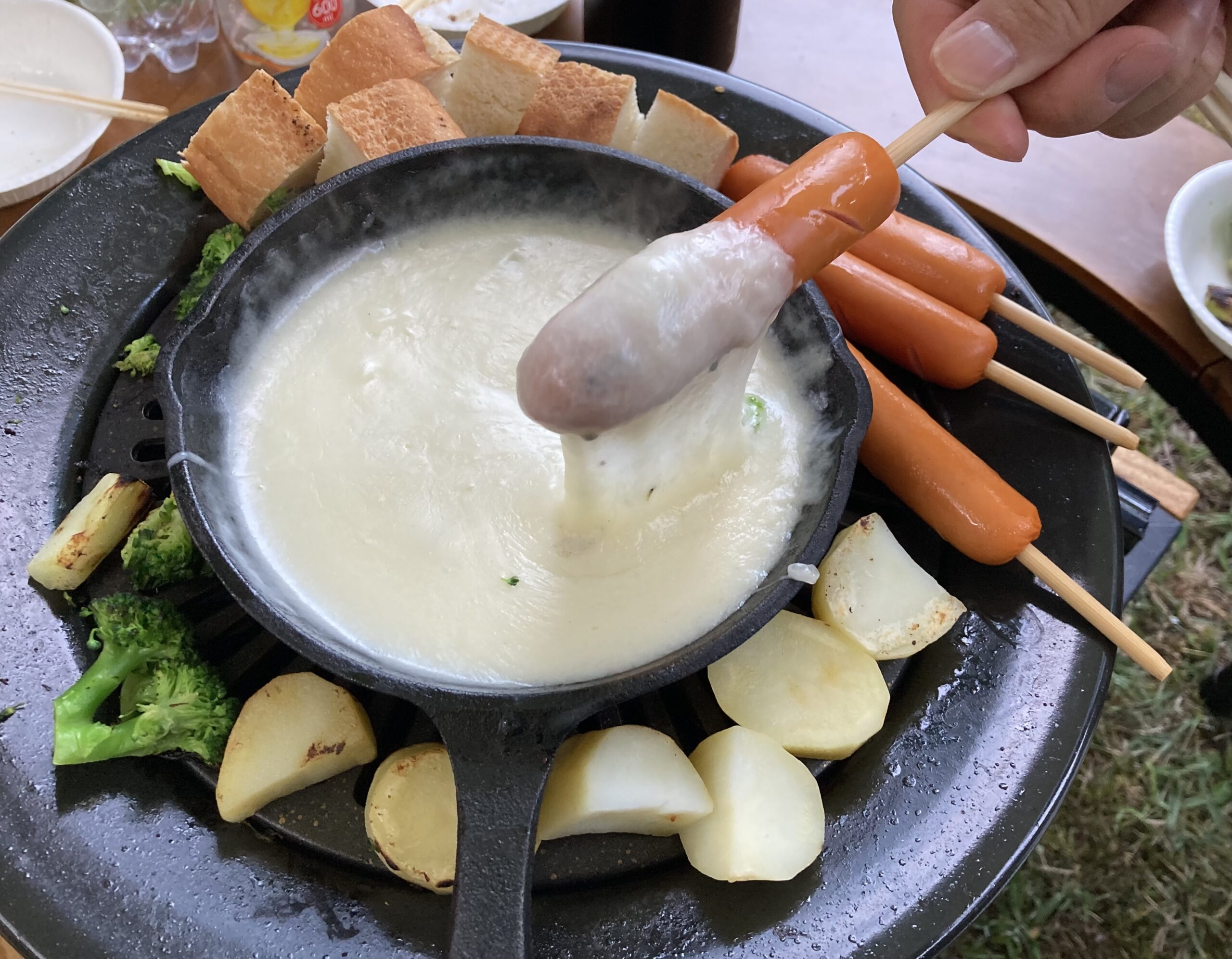 子供向け冷めてもトロトロチーズフォンデュ