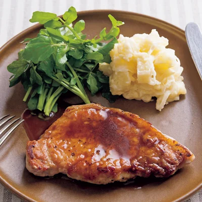 豚肉とアボカドのHONEYマスタード炒め