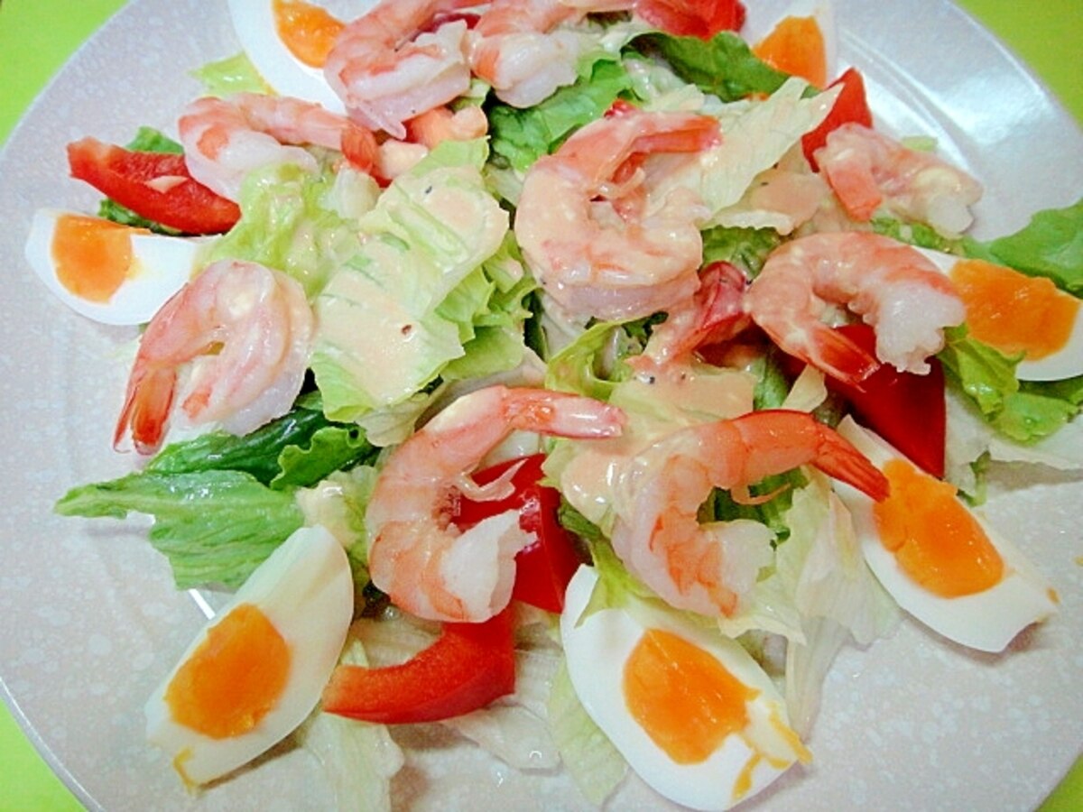 中華風エビとパプリカのたまご炒め by グアニルクックパッド簡単おいしいみんなのレシピが392万品