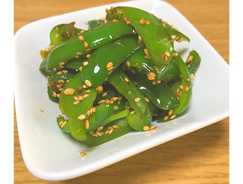 茄子とピーマンと油揚げと薬味たっぷりの焼き揚げ白だし浸し野郎飯:レシピ グルメレビュ