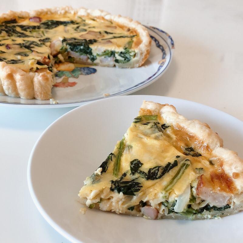 ほうれん草とベーコンのキッシュのレシピ 定番人気お菓子・パン材料・ラッピングの通販 cotta＊コッタ